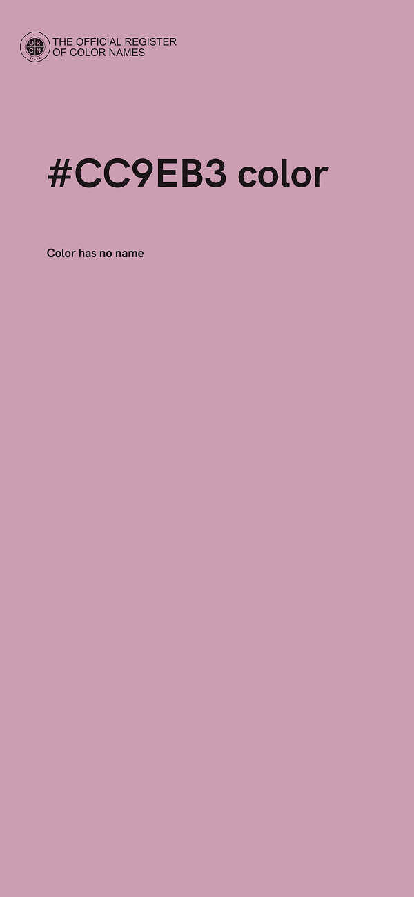 #CC9EB3 color image