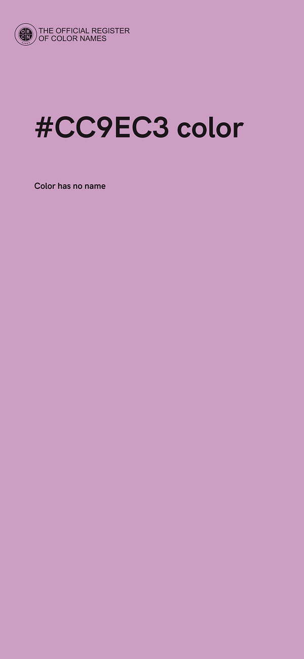 #CC9EC3 color image