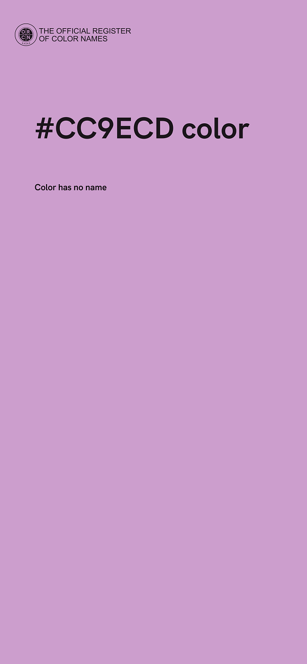 #CC9ECD color image
