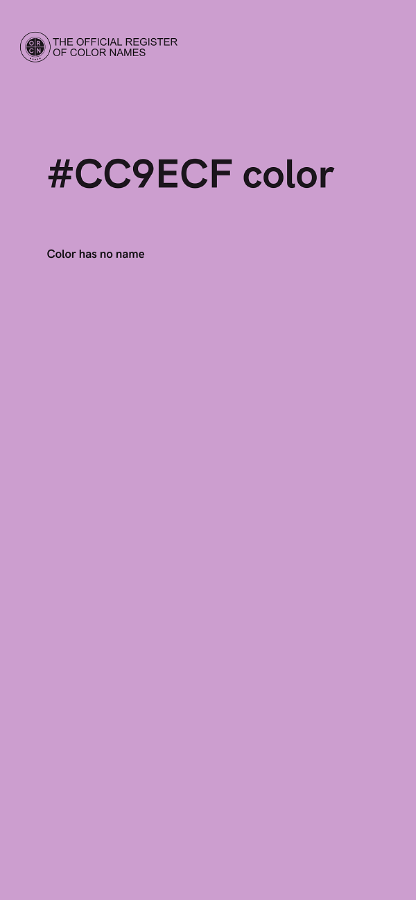 #CC9ECF color image