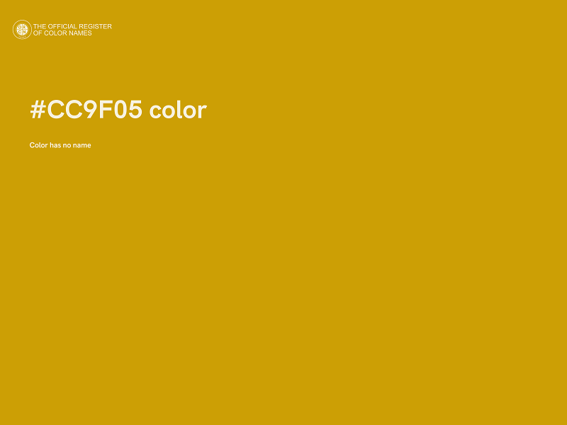 #CC9F05 color image