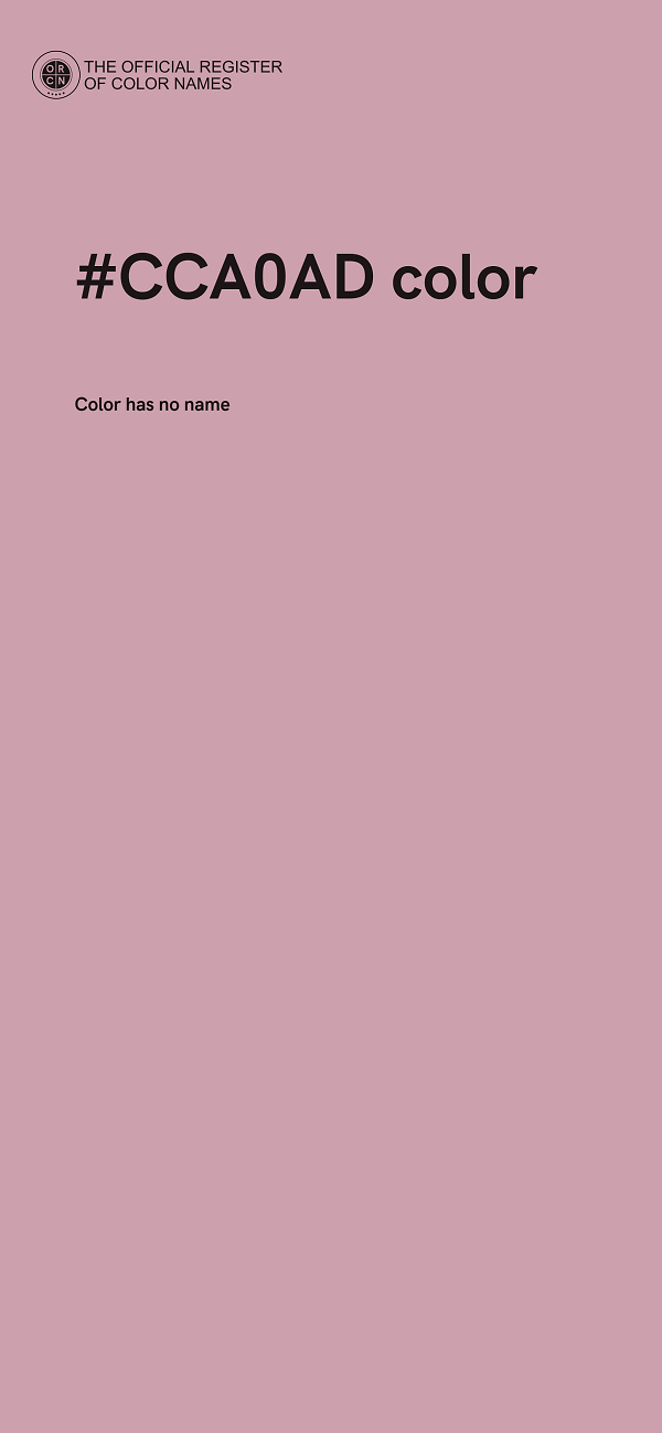 #CCA0AD color image