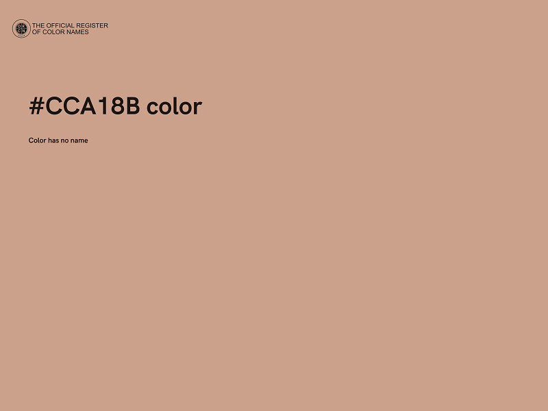 #CCA18B color image