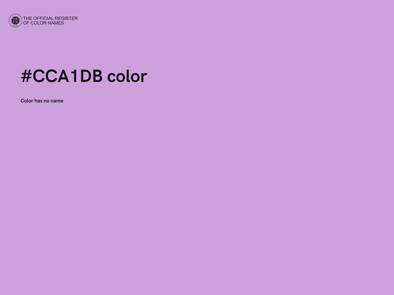 #CCA1DB color image