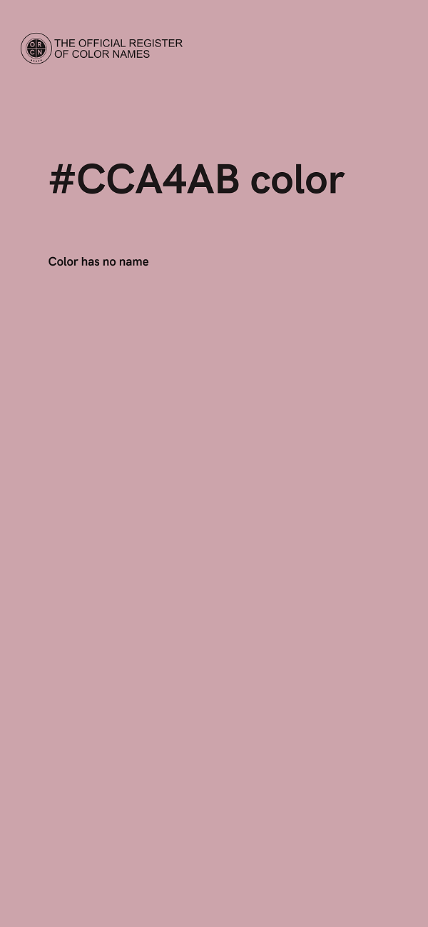 #CCA4AB color image