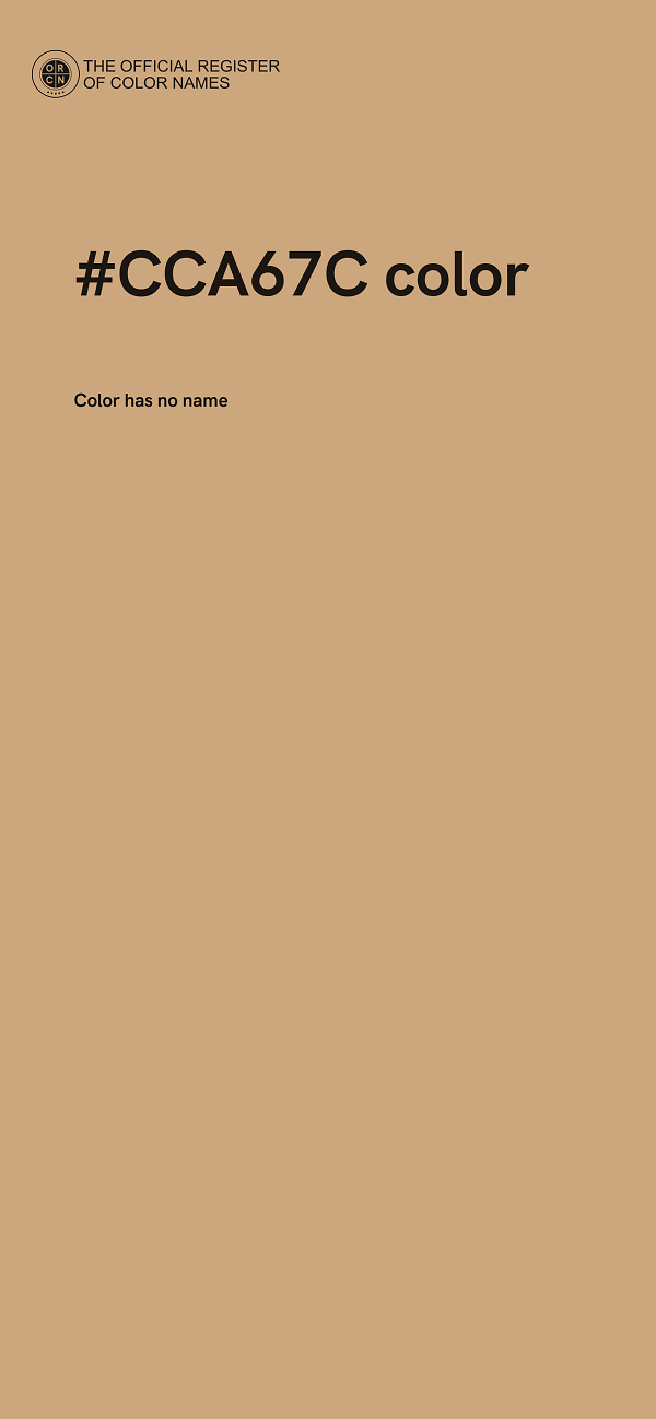 #CCA67C color image
