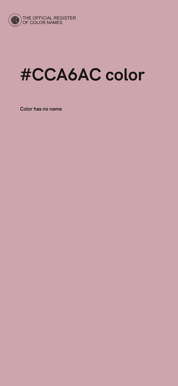 #CCA6AC color image