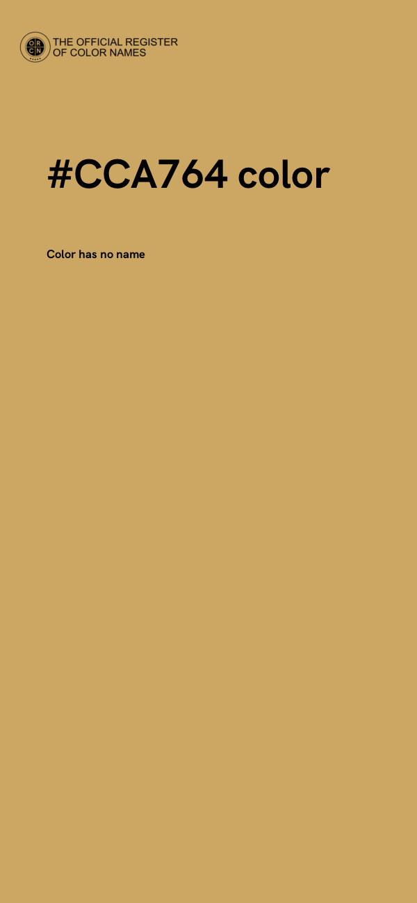 #CCA764 color image