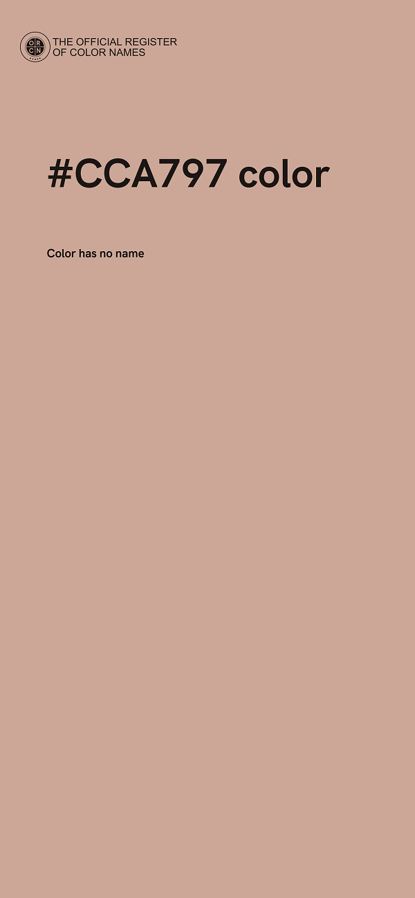 #CCA797 color image