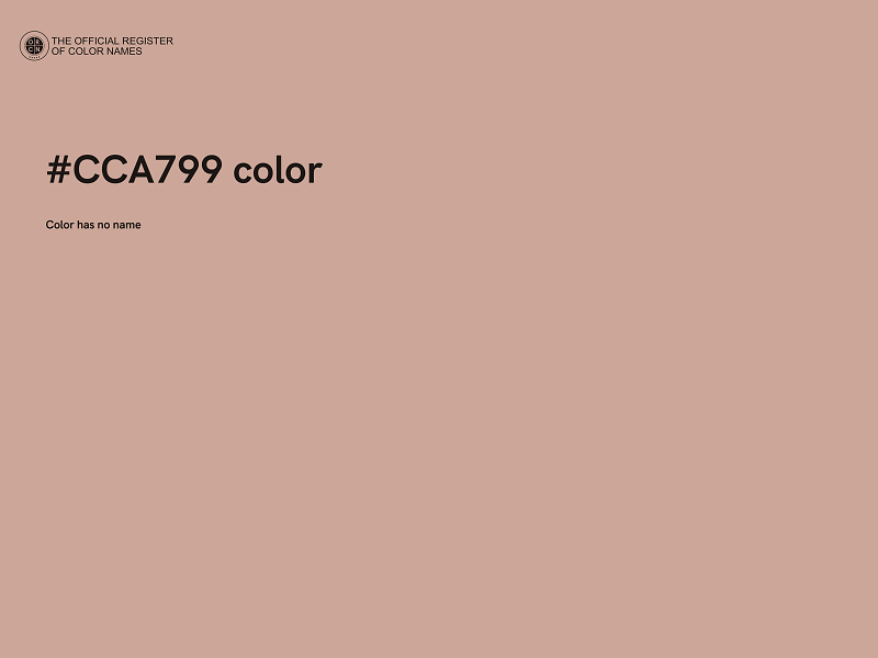 #CCA799 color image