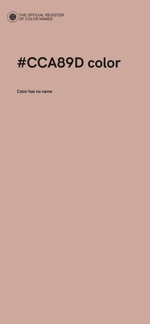 #CCA89D color image
