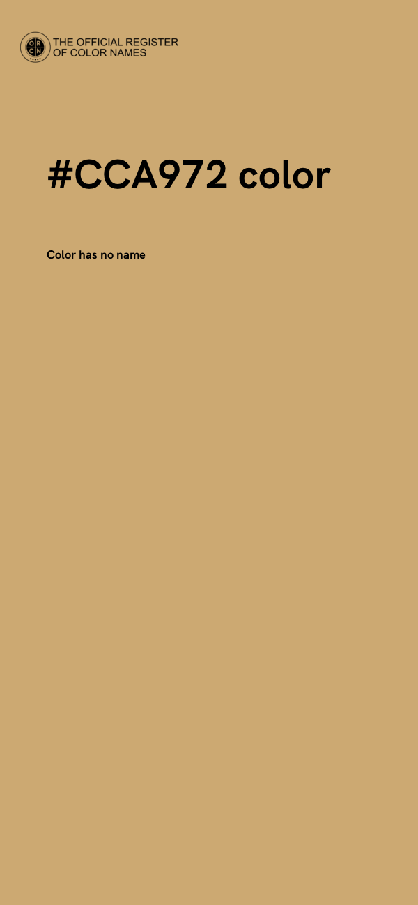 #CCA972 color image