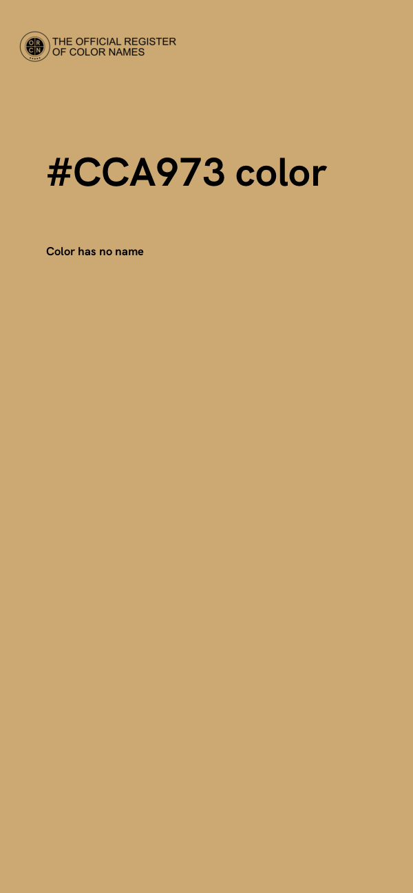 #CCA973 color image