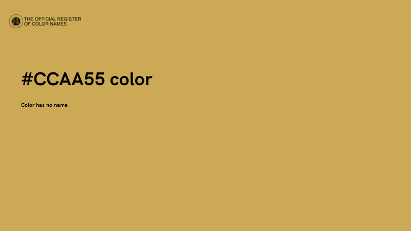 #CCAA55 color image