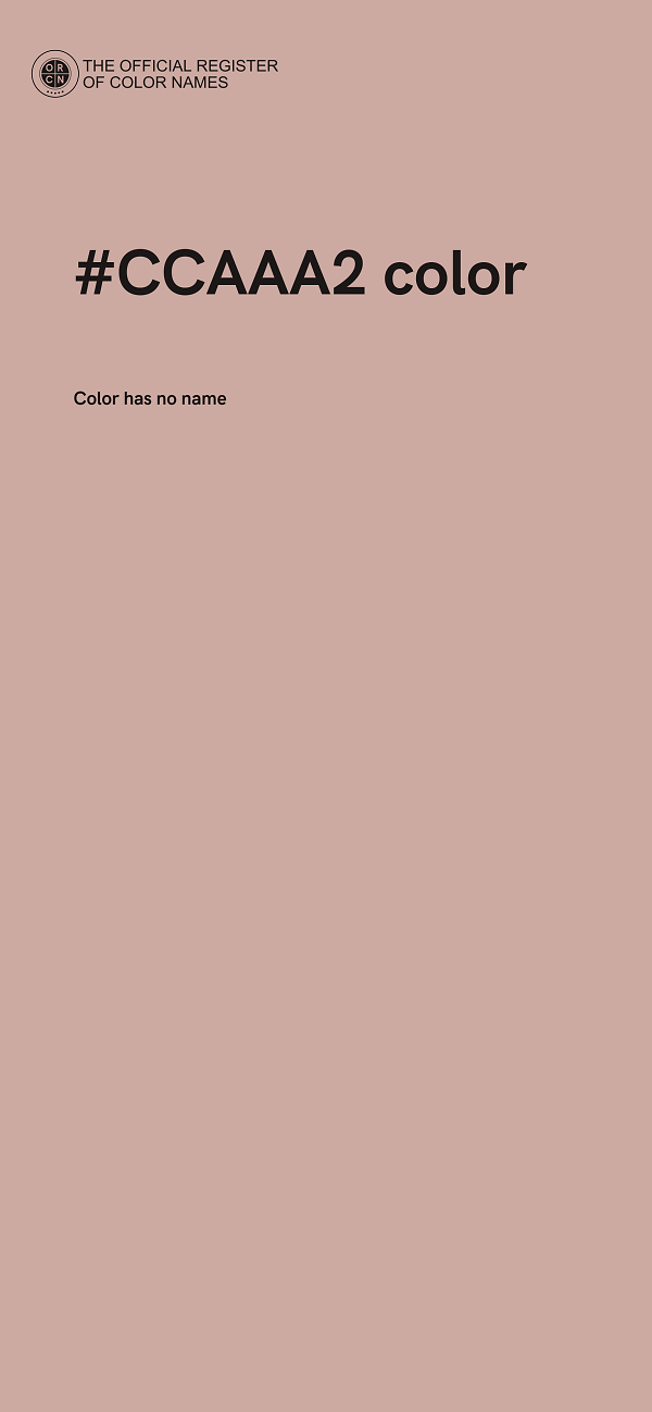 #CCAAA2 color image