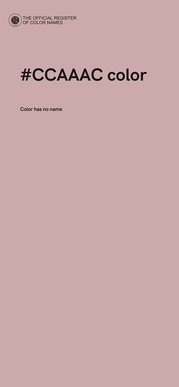 #CCAAAC color image