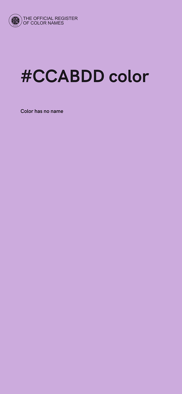#CCABDD color image