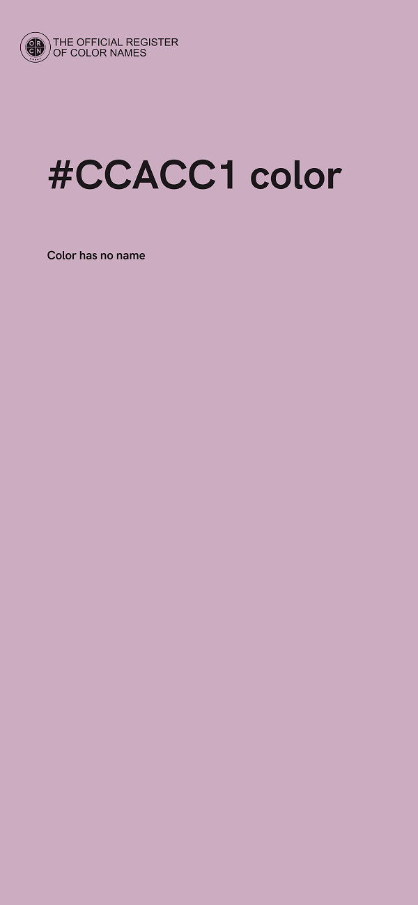 #CCACC1 color image