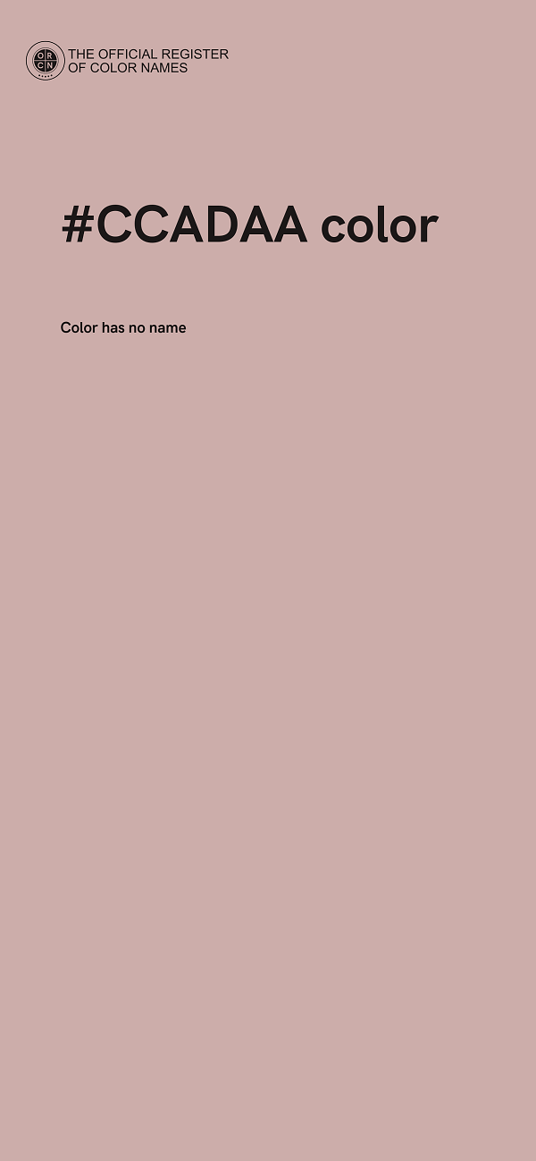 #CCADAA color image