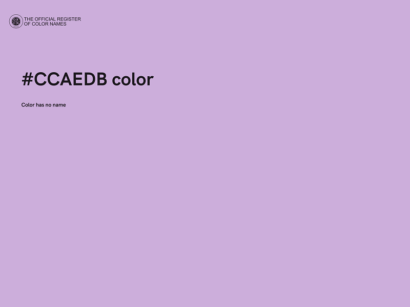#CCAEDB color image