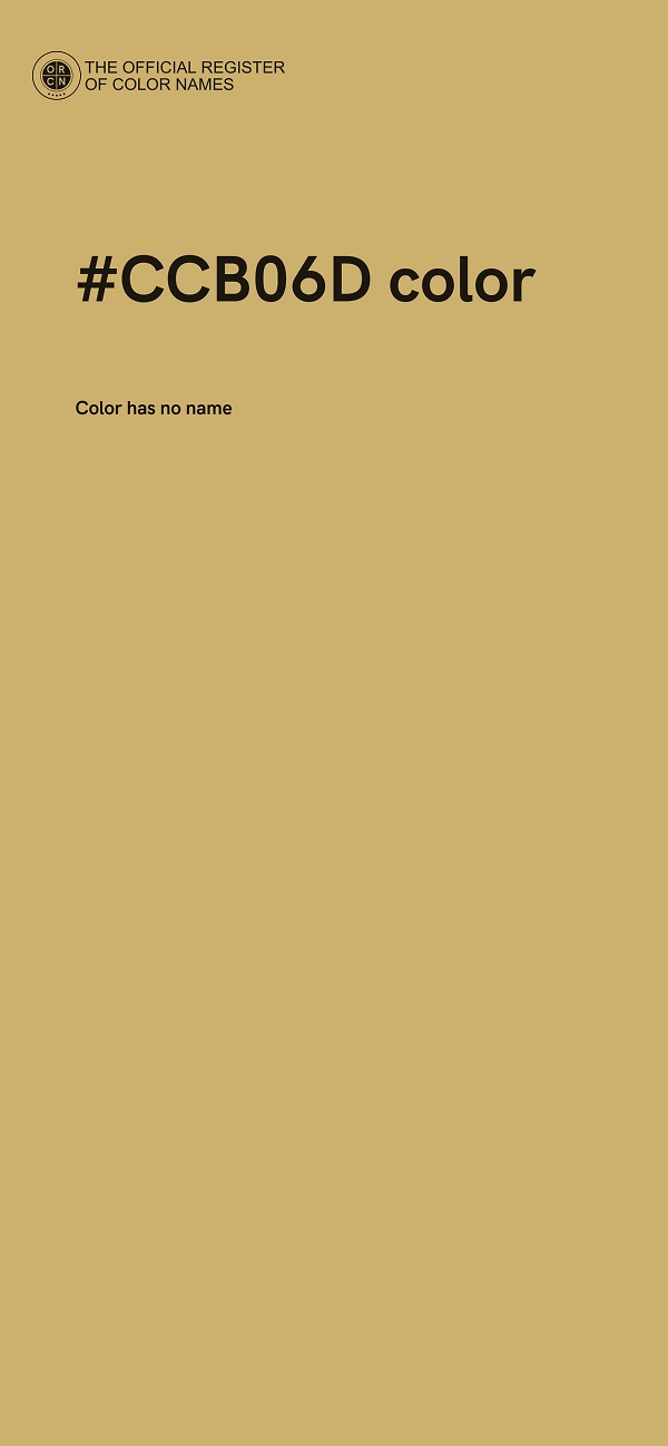 #CCB06D color image