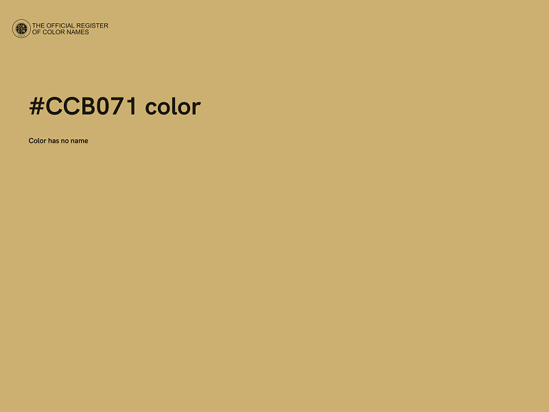 #CCB071 color image