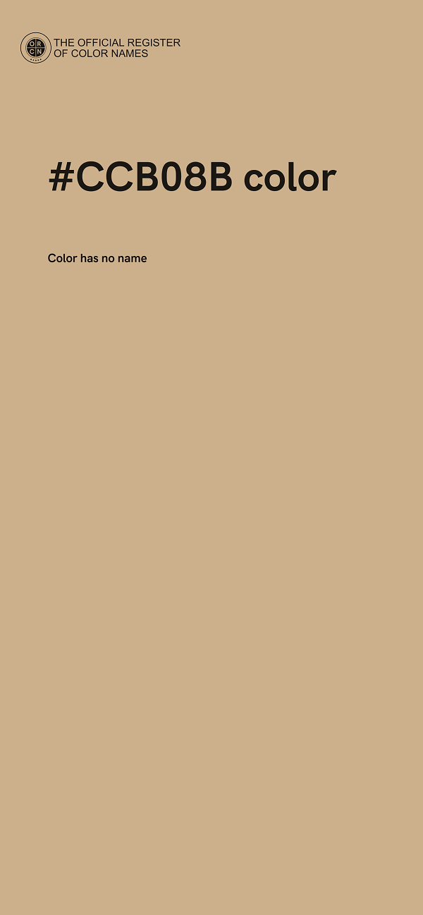 #CCB08B color image