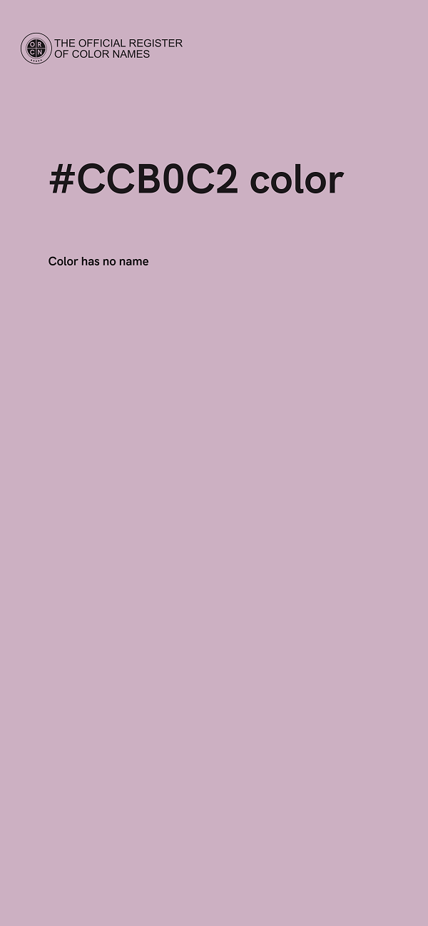 #CCB0C2 color image