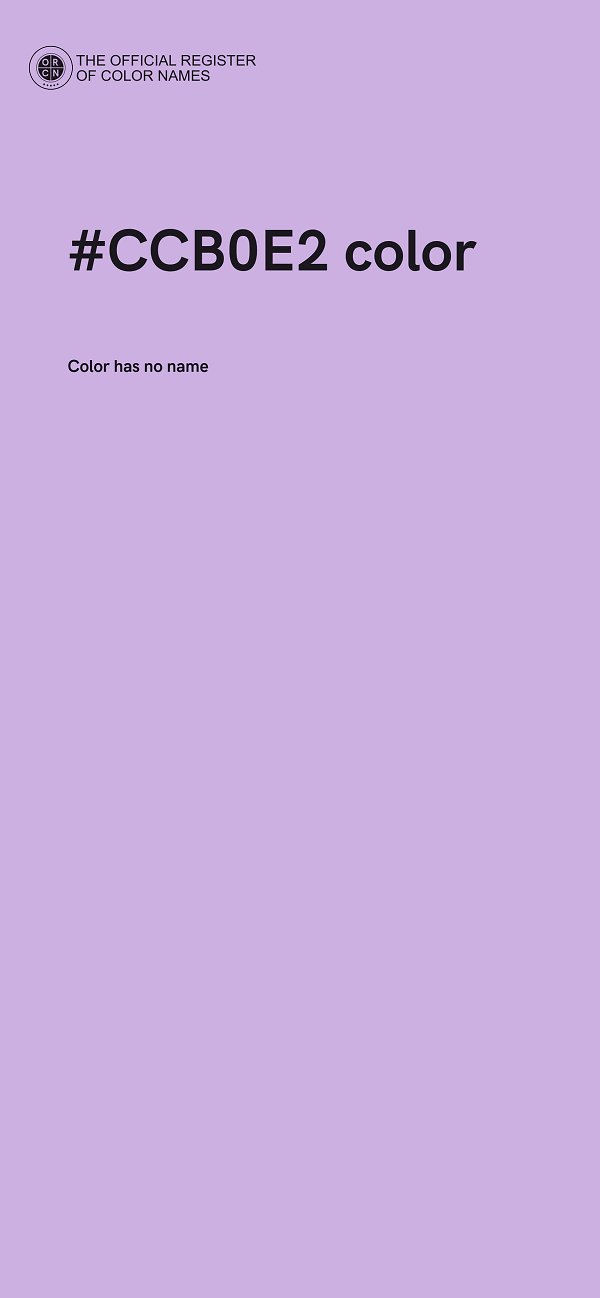 #CCB0E2 color image