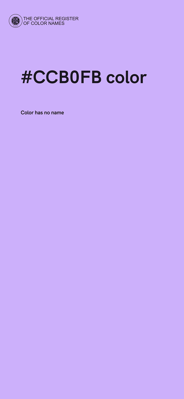 #CCB0FB color image
