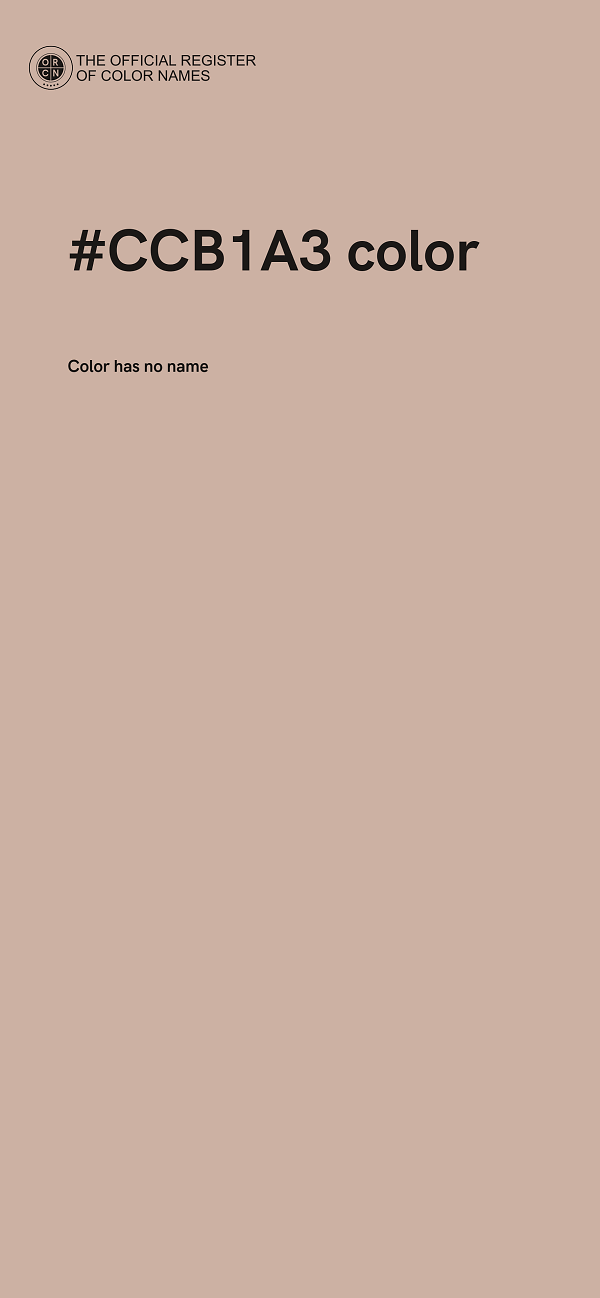 #CCB1A3 color image