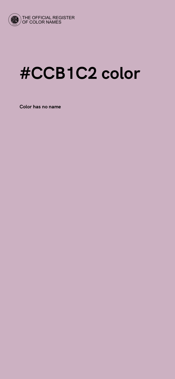#CCB1C2 color image