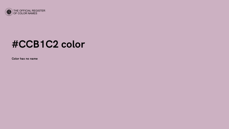 #CCB1C2 color image