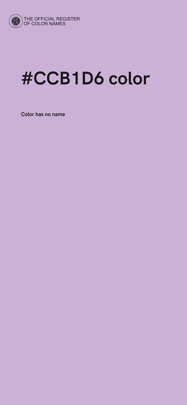 #CCB1D6 color image