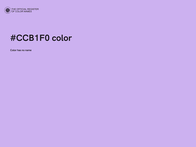 #CCB1F0 color image