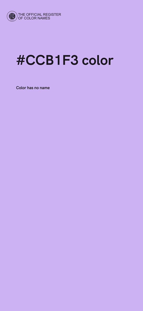 #CCB1F3 color image