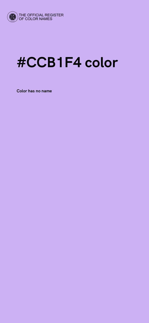#CCB1F4 color image