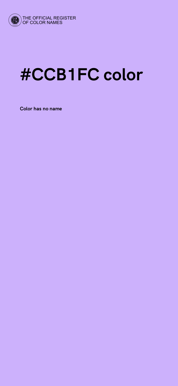 #CCB1FC color image