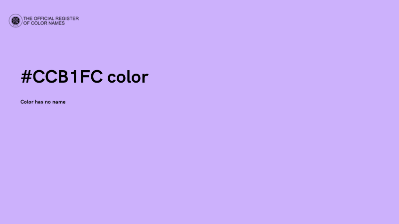 #CCB1FC color image