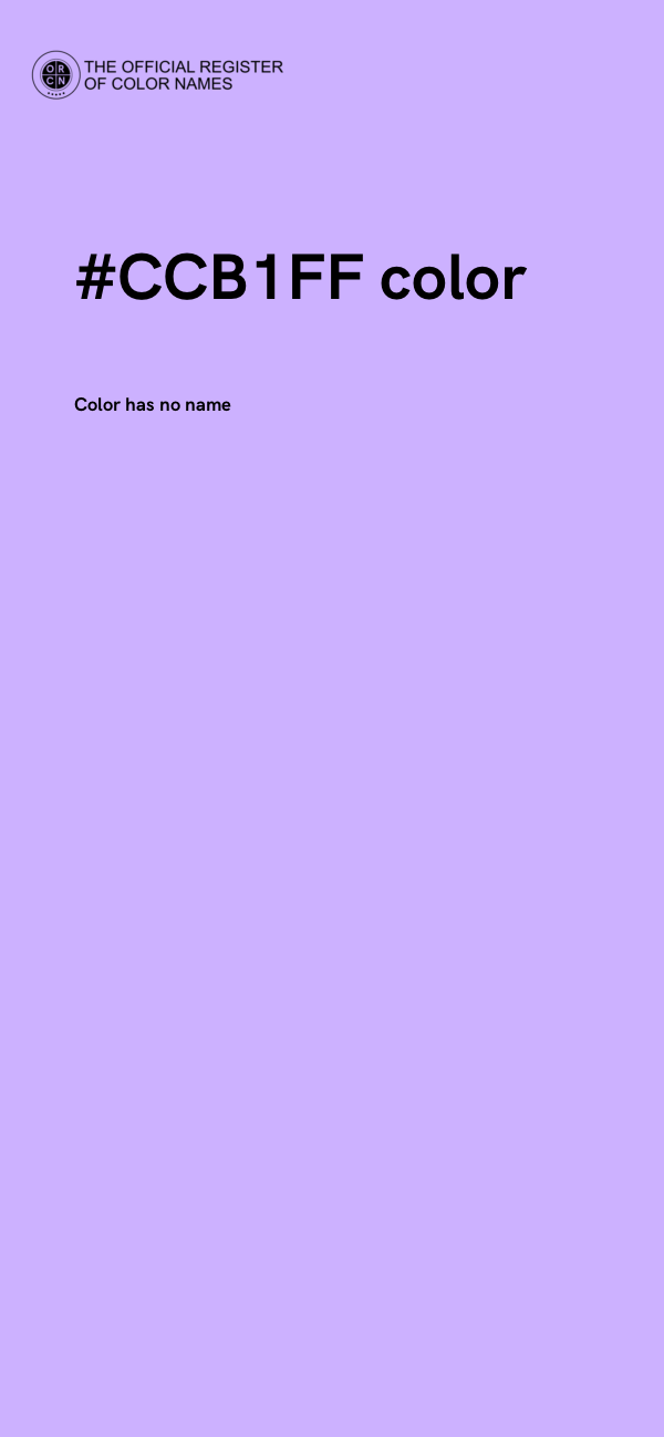 #CCB1FF color image