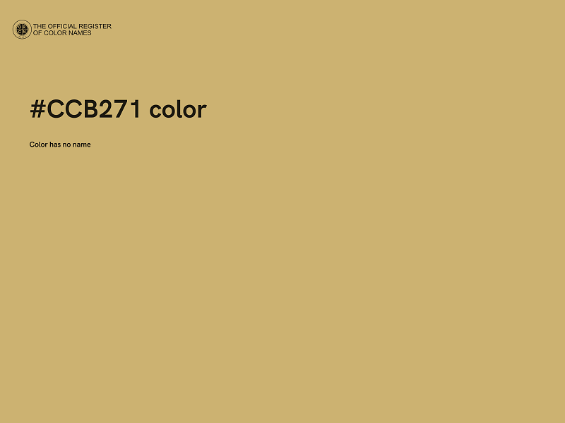 #CCB271 color image