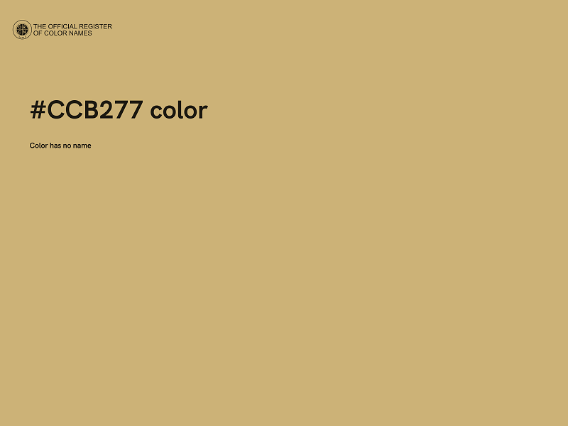 #CCB277 color image