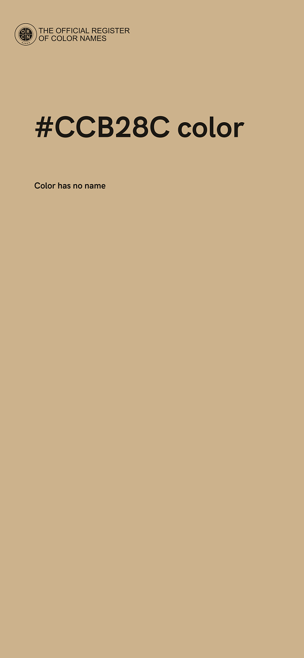 #CCB28C color image