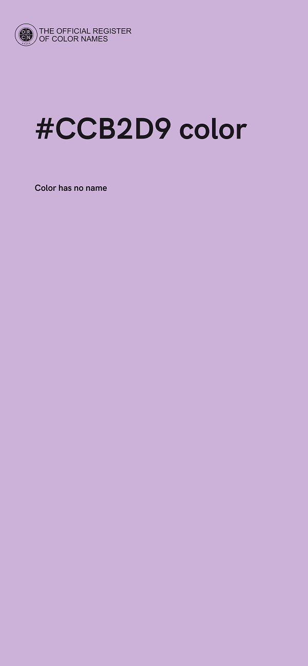 #CCB2D9 color image