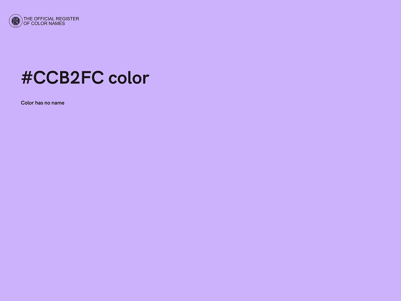 #CCB2FC color image