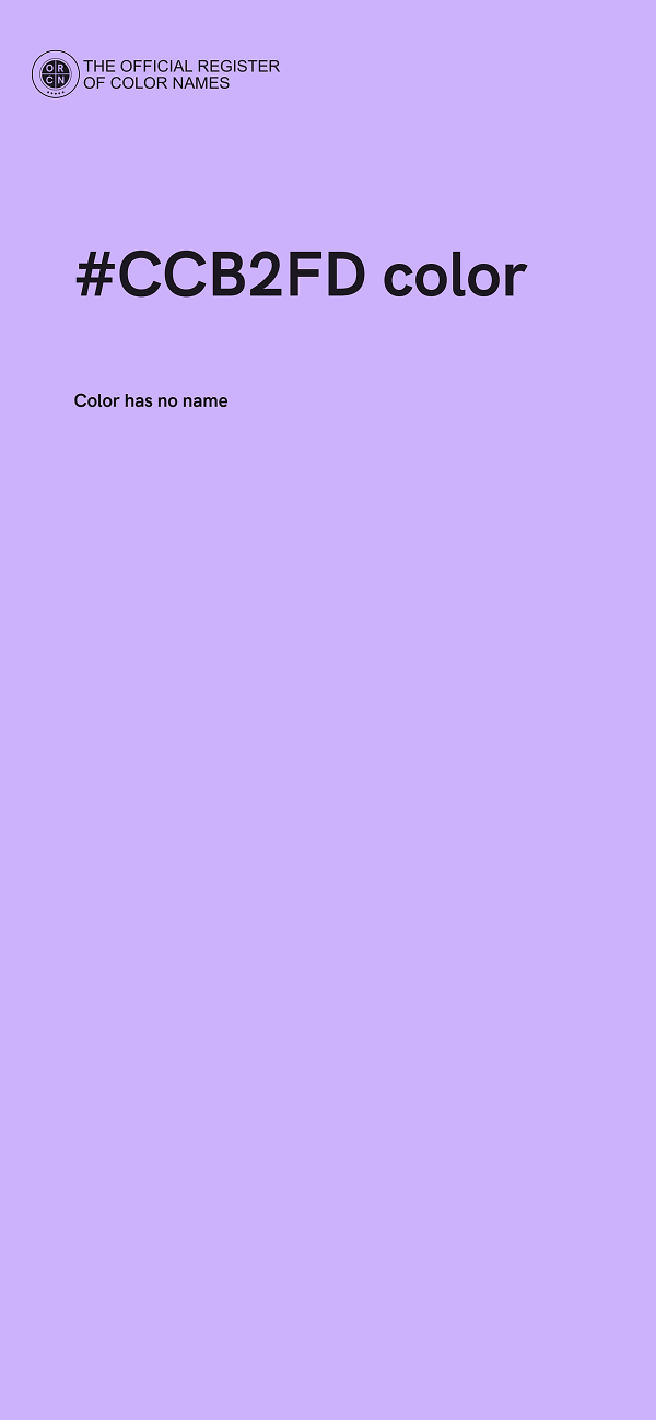 #CCB2FD color image
