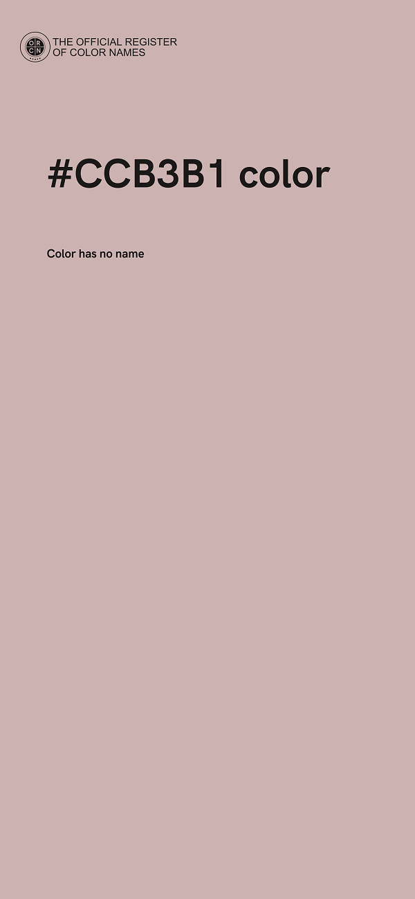 #CCB3B1 color image