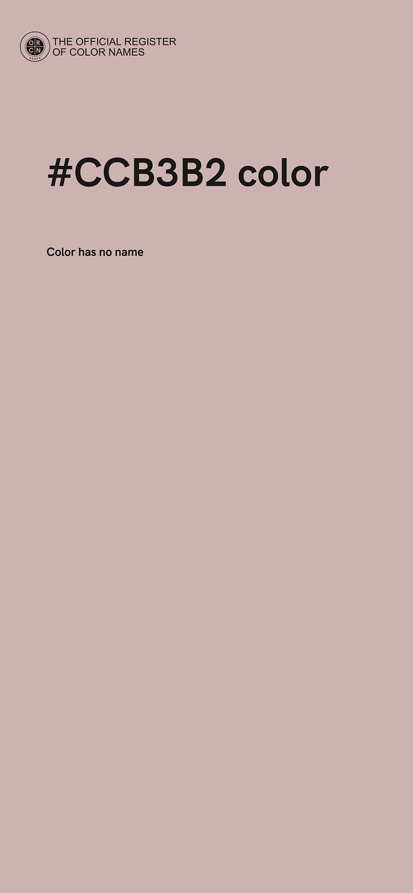 #CCB3B2 color image
