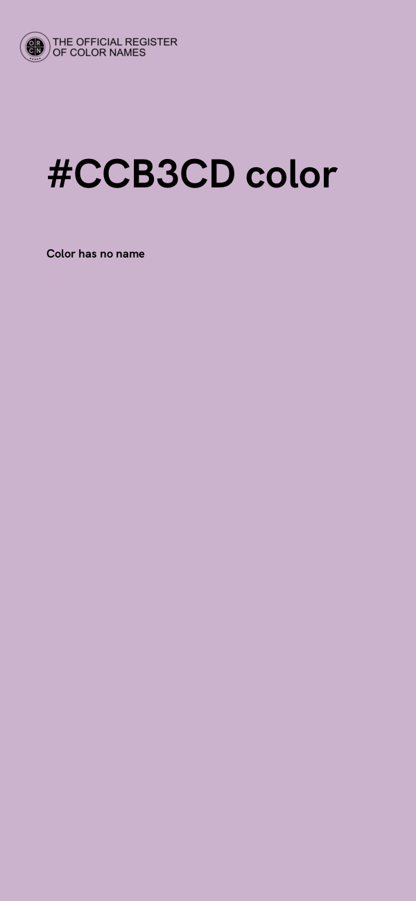 #CCB3CD color image