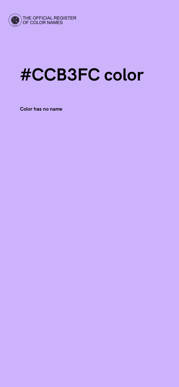 #CCB3FC color image